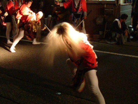 知守町の棒振り