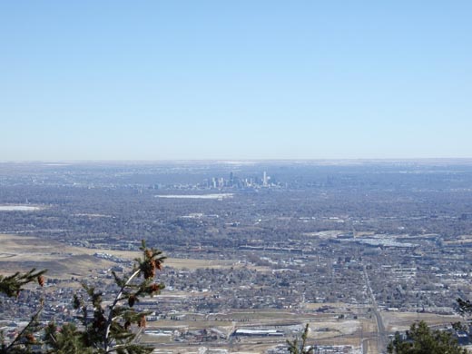 View on Downtown Denver