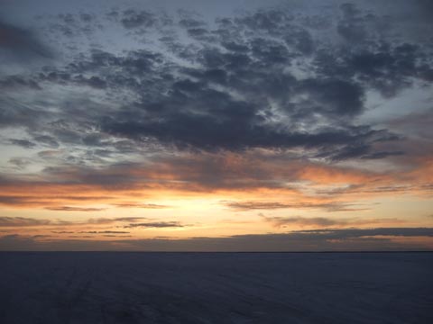Dawn at Salt Flats